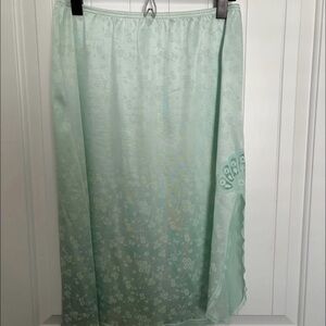 Mint Green Lace Skirt
